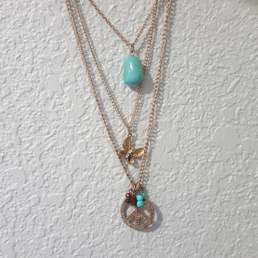 three tiered necklace
